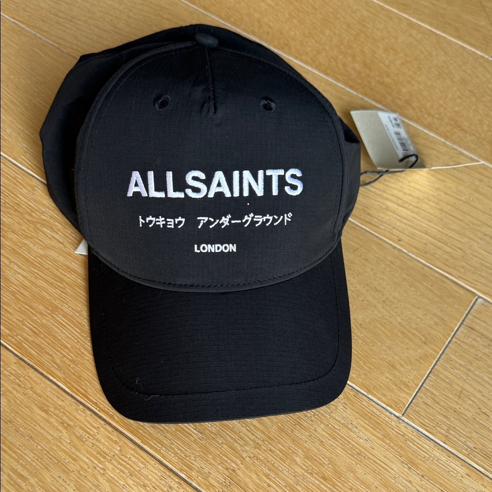All Saints Black Cap